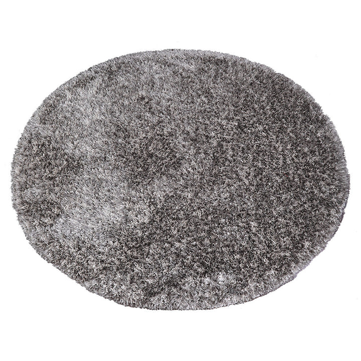 Hand Tufted Polyester Shag Rug – Solid Pattern