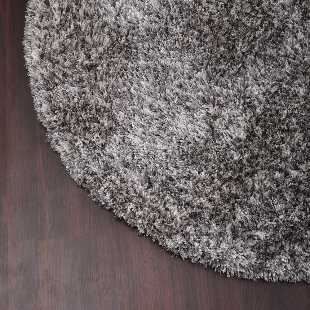 Hand Tufted Polyester Shag Rug – Solid Pattern