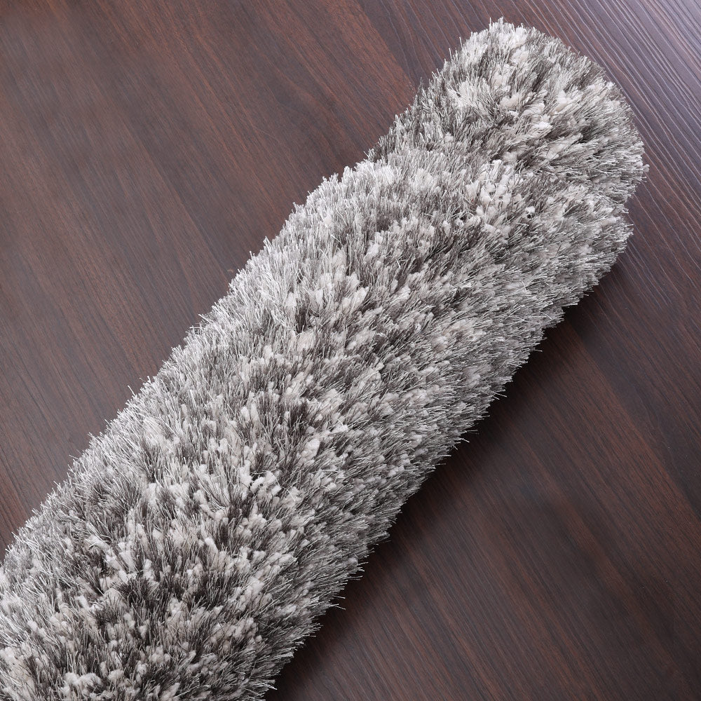 Hand Tufted Polyester Shag Rug – Solid Pattern