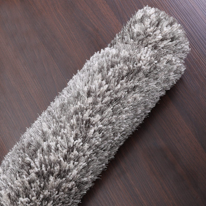 Hand Tufted Polyester Shag Rug – Solid Pattern