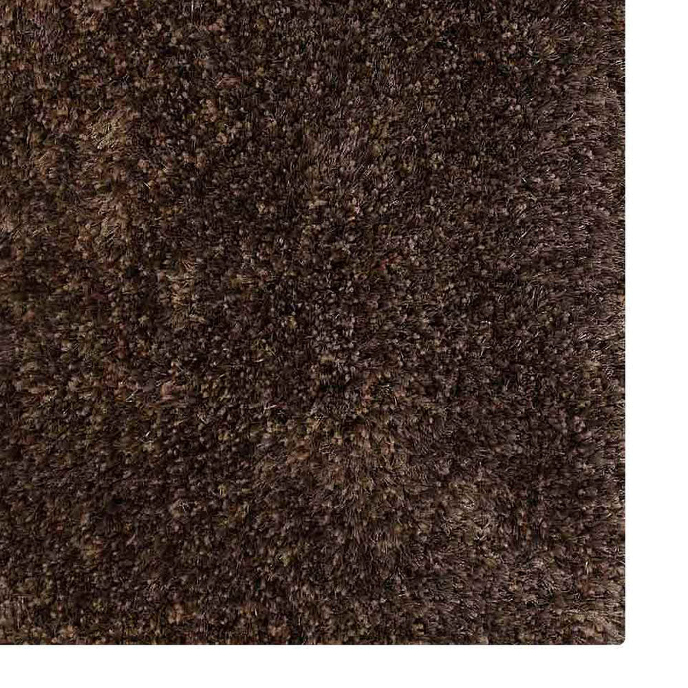 Hand Tufted Polyester Shag Rug – Solid Pattern
