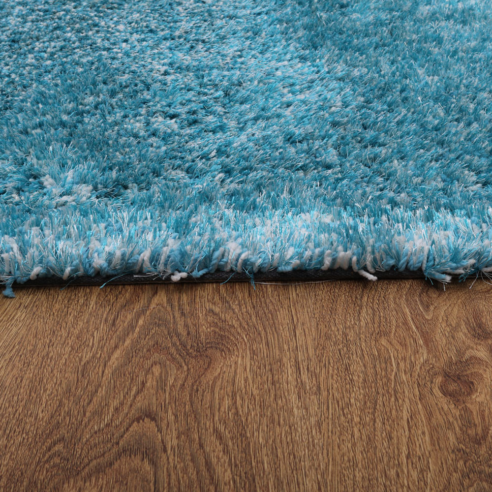 Hand Tufted Polyester Shag Rug – Solid Pattern
