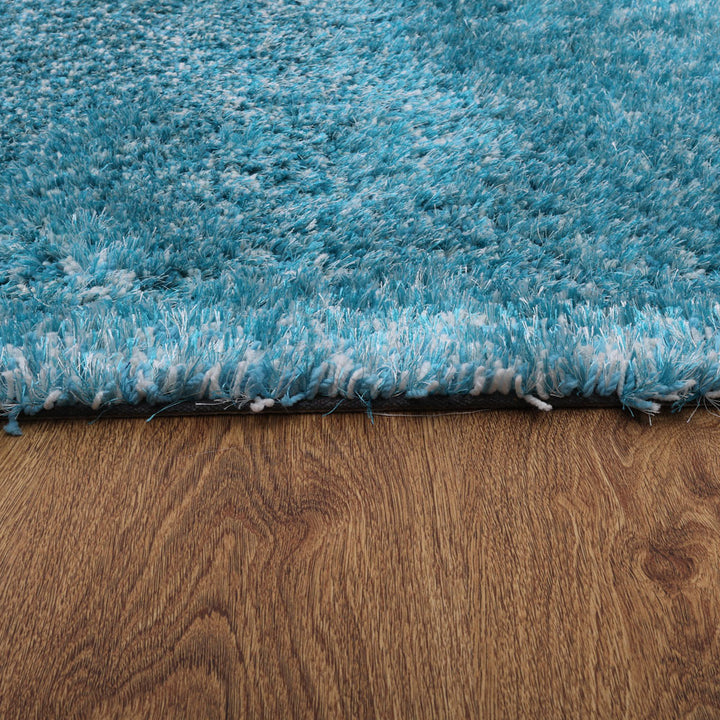 Hand Tufted Polyester Shag Rug – Solid Pattern