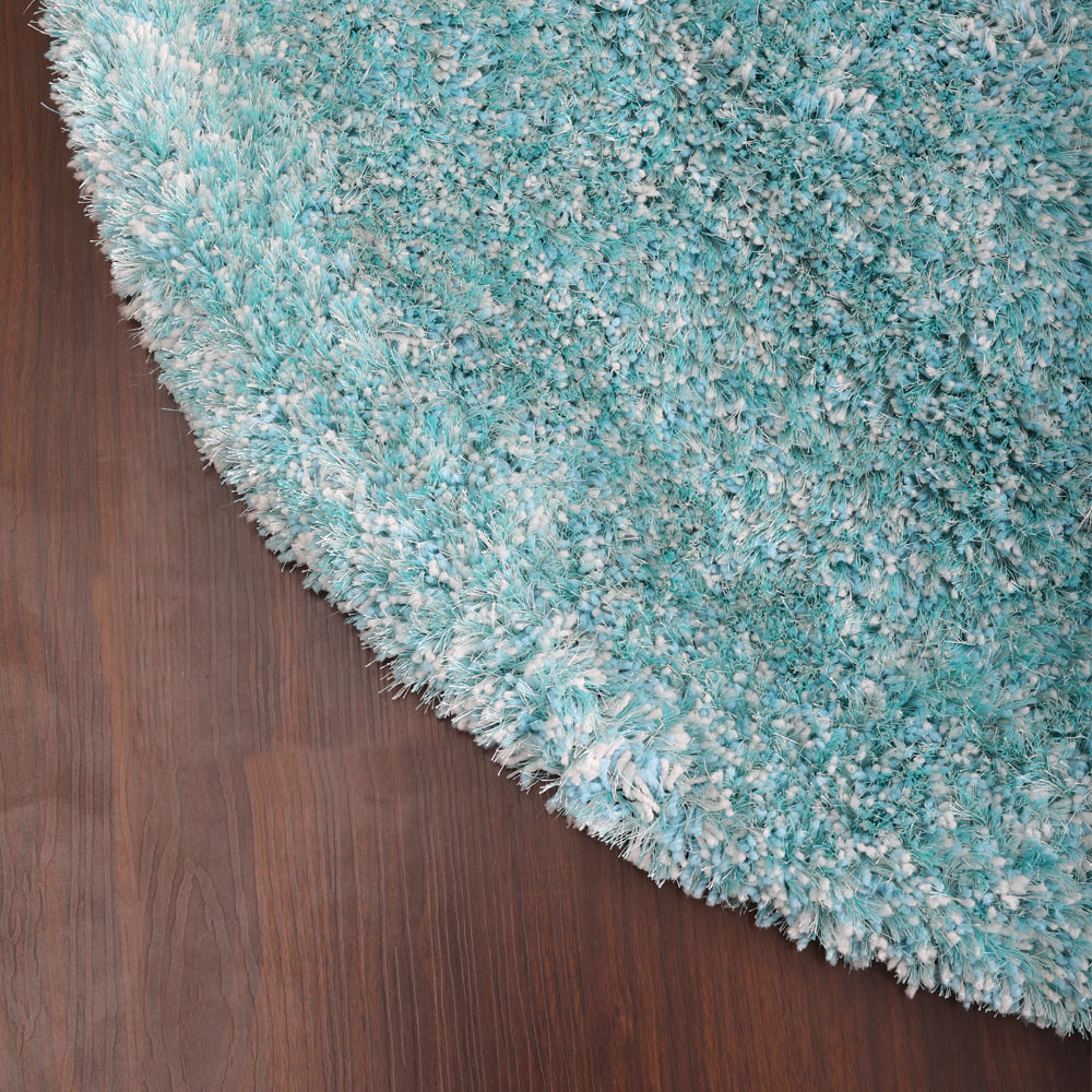 Hand Tufted Polyester Shag Rug – Solid Pattern