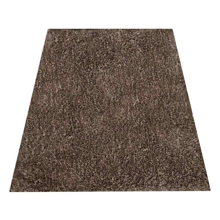 Hand Tufted Polyester Shag Rug – Solid Pattern