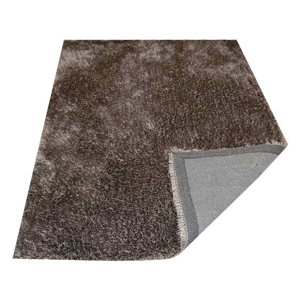 Hand Tufted Polyester Shag Rug – Solid Pattern