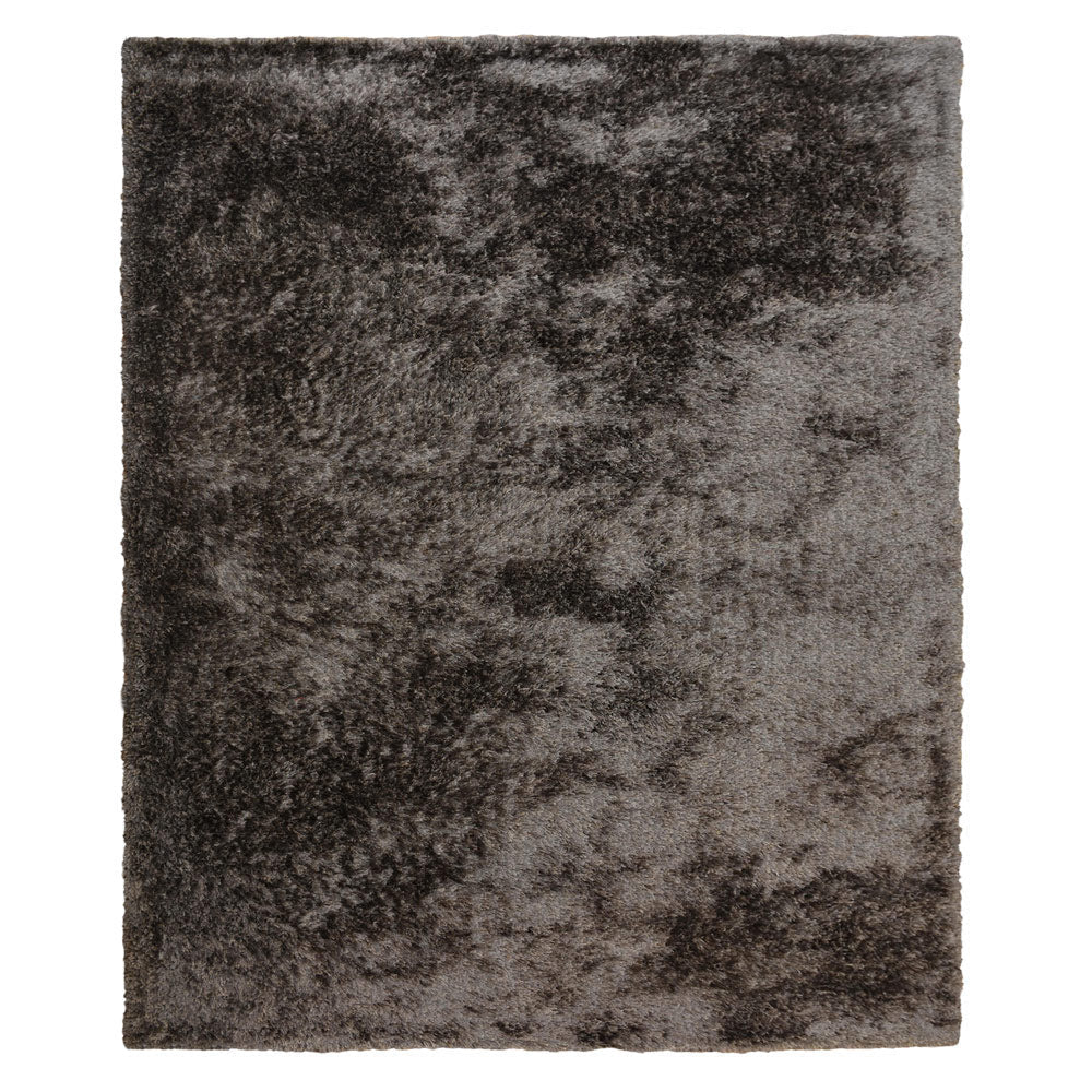 Hand Tufted Polyester Shag Rug – Solid Pattern