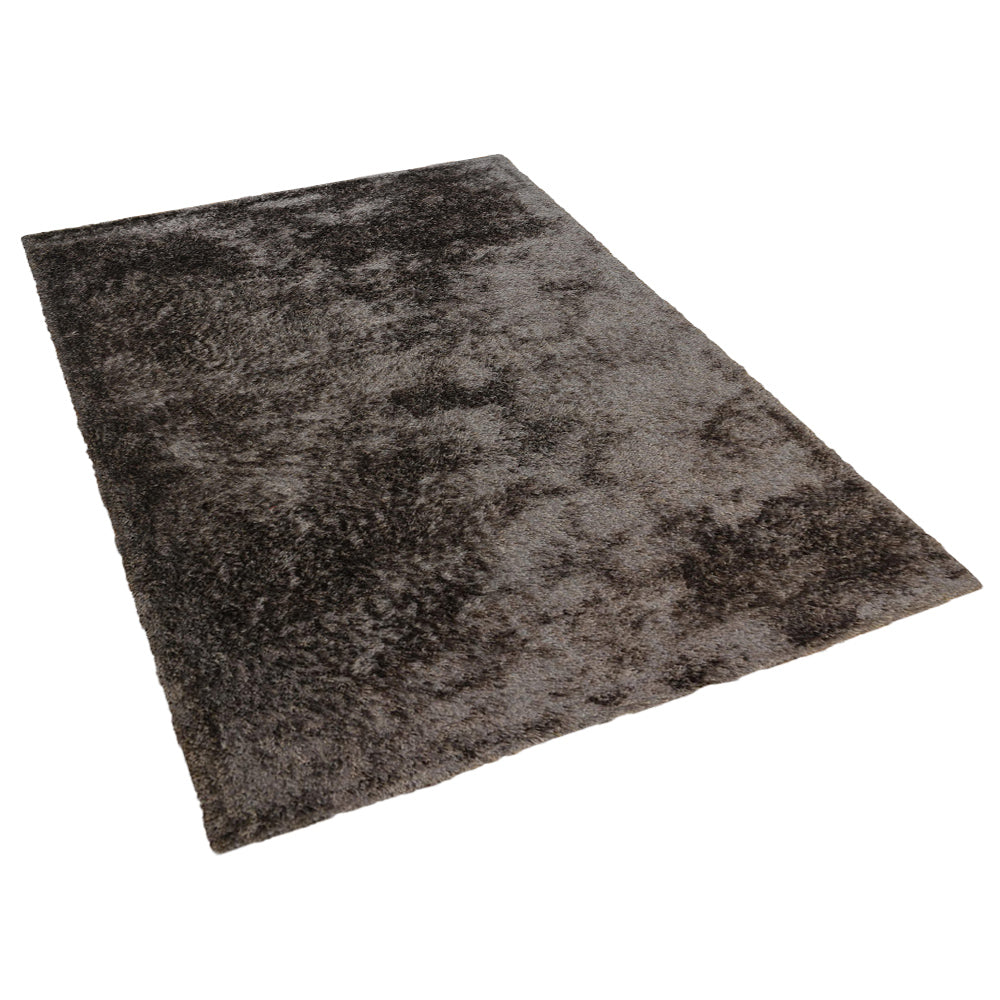 Hand Tufted Polyester Shag Rug – Solid Pattern