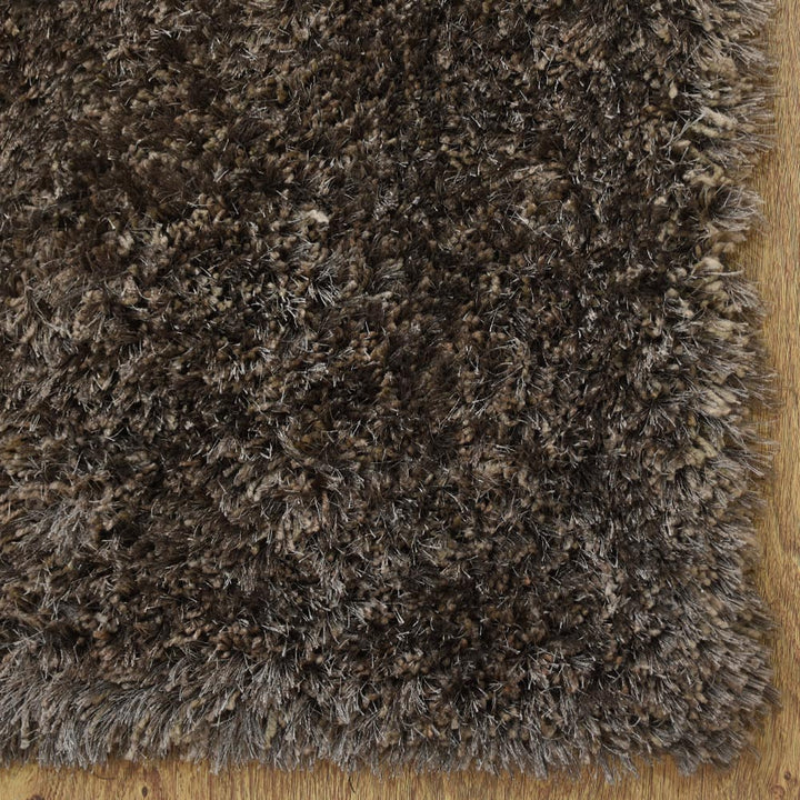 Hand Tufted Polyester Shag Rug – Solid Pattern