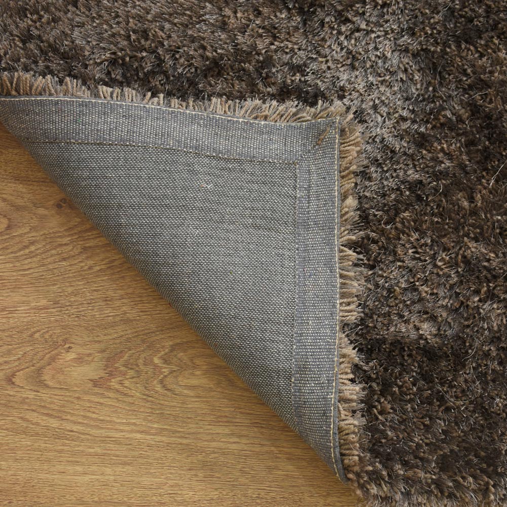 Hand Tufted Polyester Shag Rug – Solid Pattern