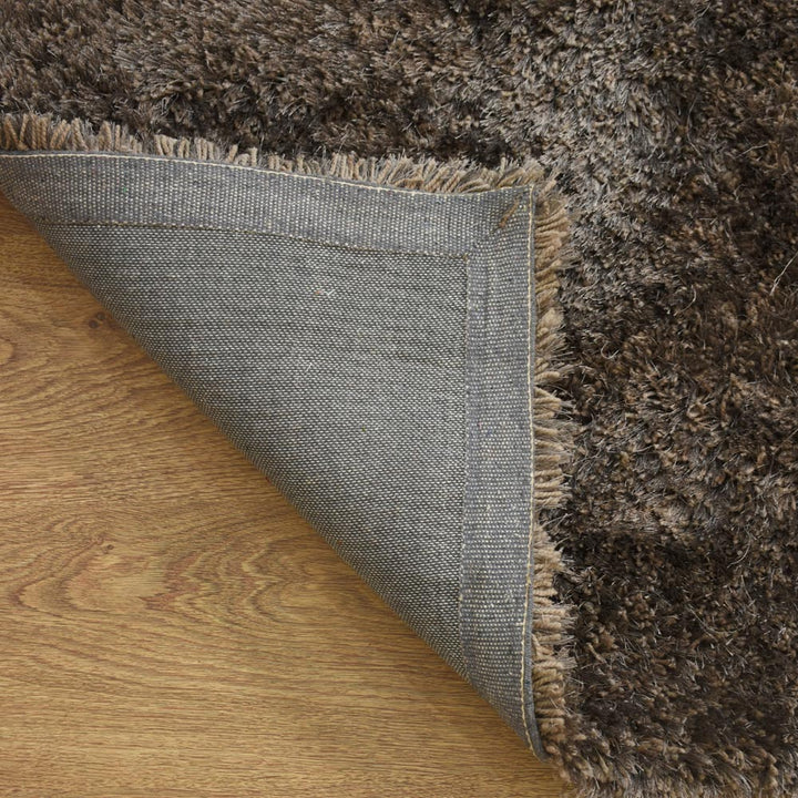 Hand Tufted Polyester Shag Rug – Solid Pattern