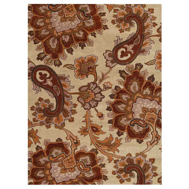 Hand Tufted Wool Floral Rug