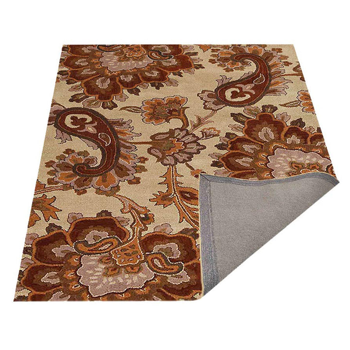 Hand Tufted Wool Floral Rug