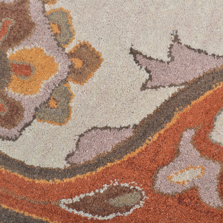 Hand Tufted Wool Floral Rug