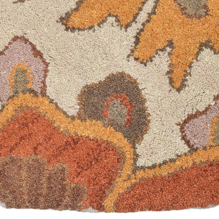 Hand Tufted Wool Floral Rug