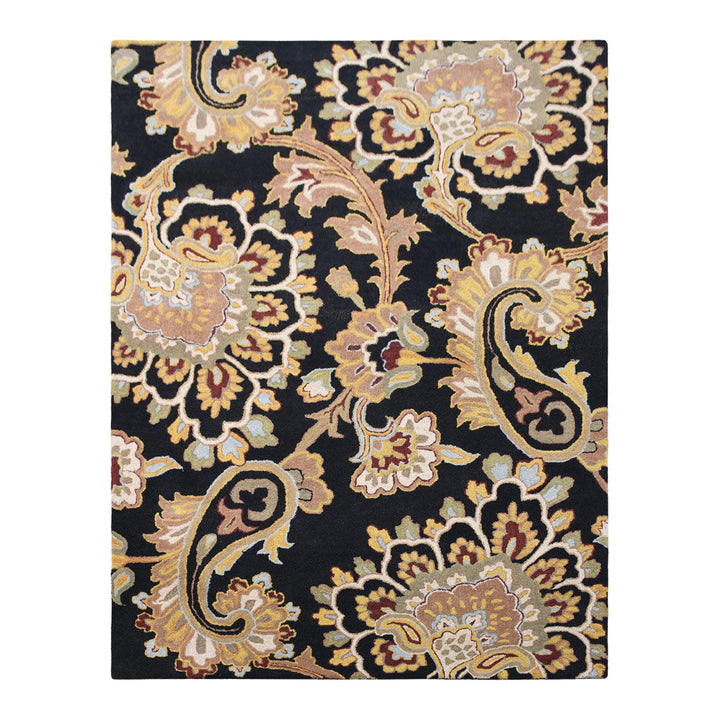 Hand Tufted Wool Floral Rug