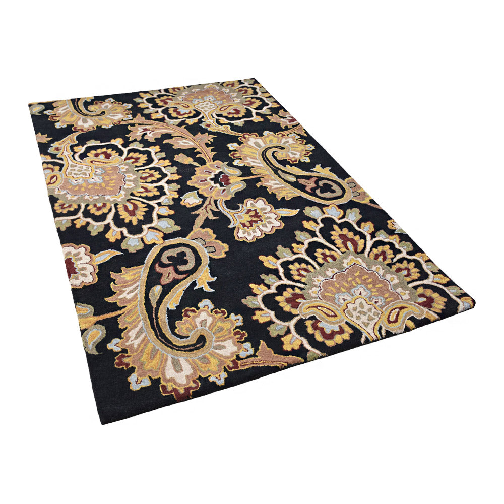 Hand Tufted Wool Floral Rug