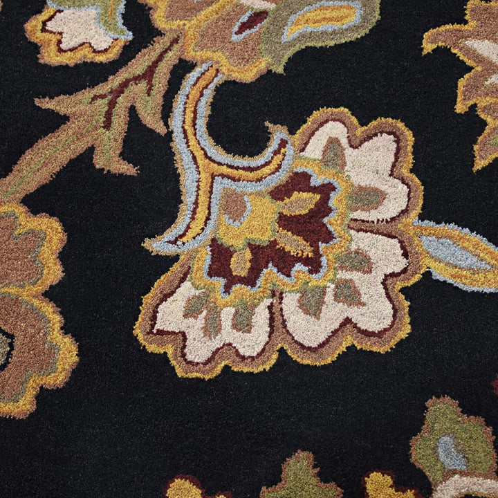 Hand Tufted Wool Floral Rug