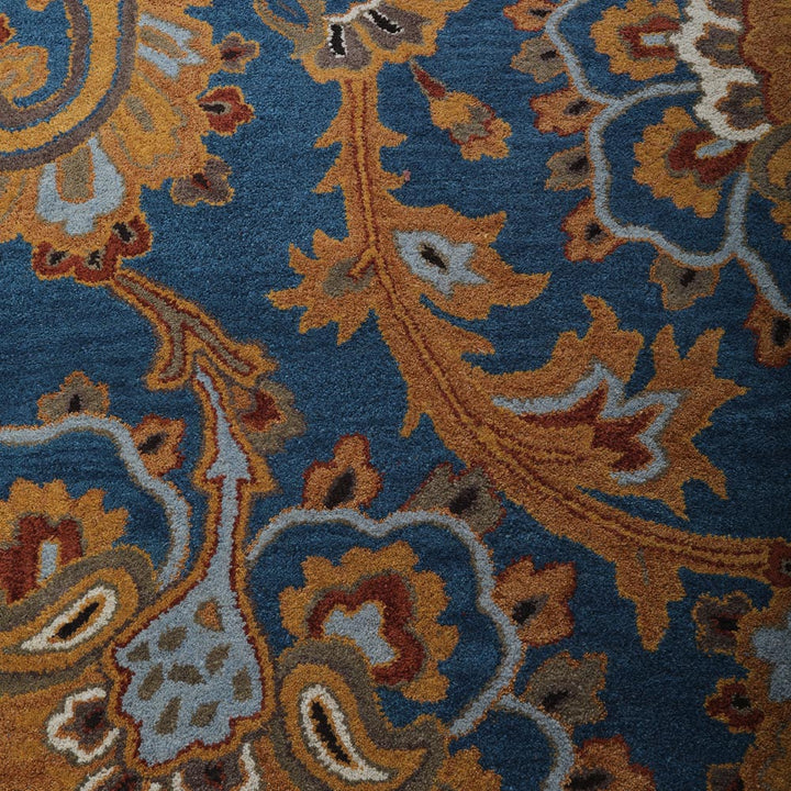 Hand Tufted Wool Floral Rug