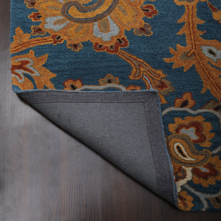 Hand Tufted Wool Floral Rug