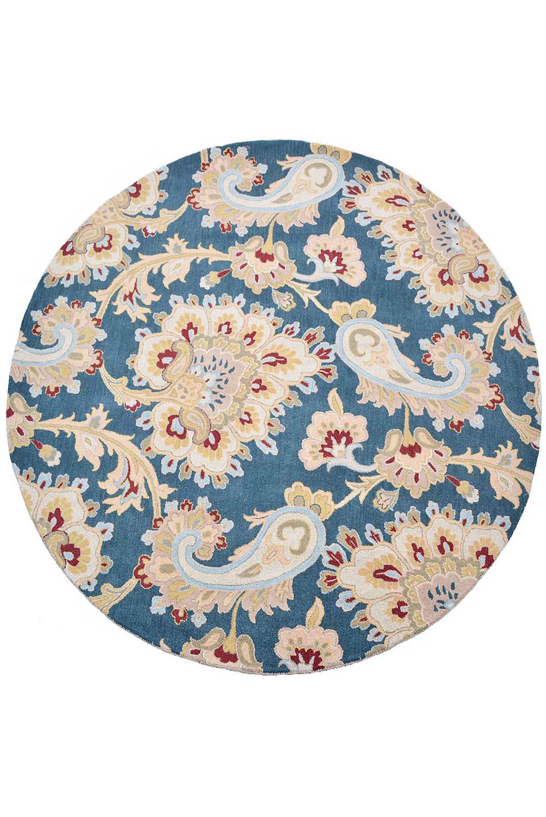 Hand Tufted Wool Floral Rug