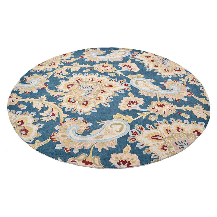Hand Tufted Wool Floral Rug