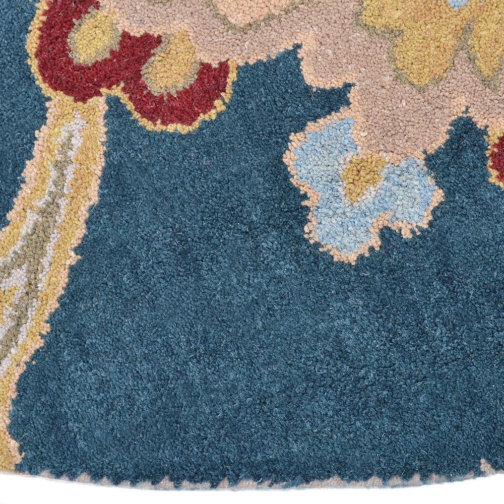 Hand Tufted Wool Floral Rug