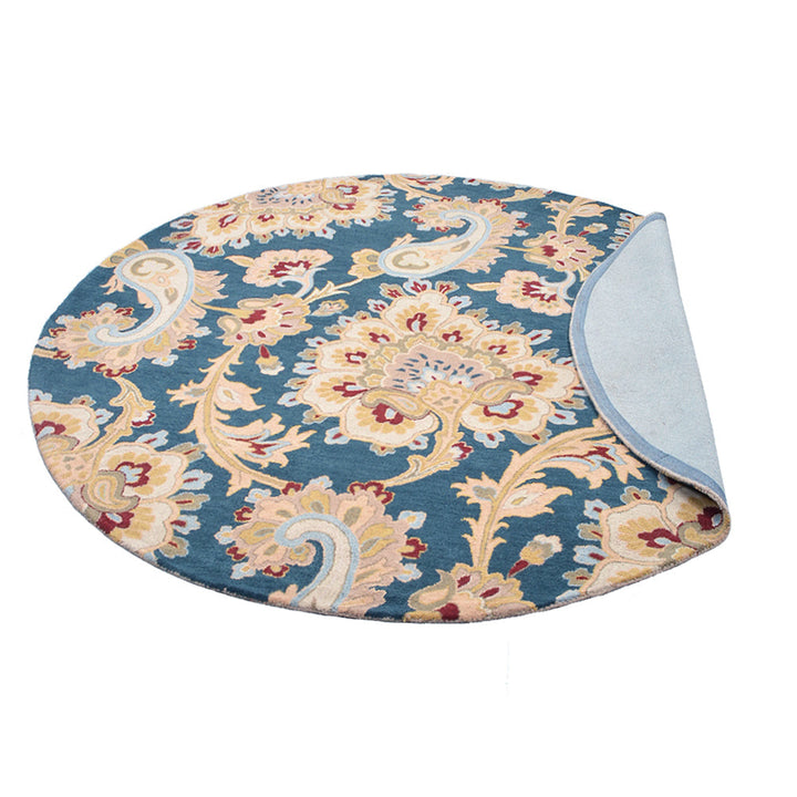 Hand Tufted Wool Floral Rug