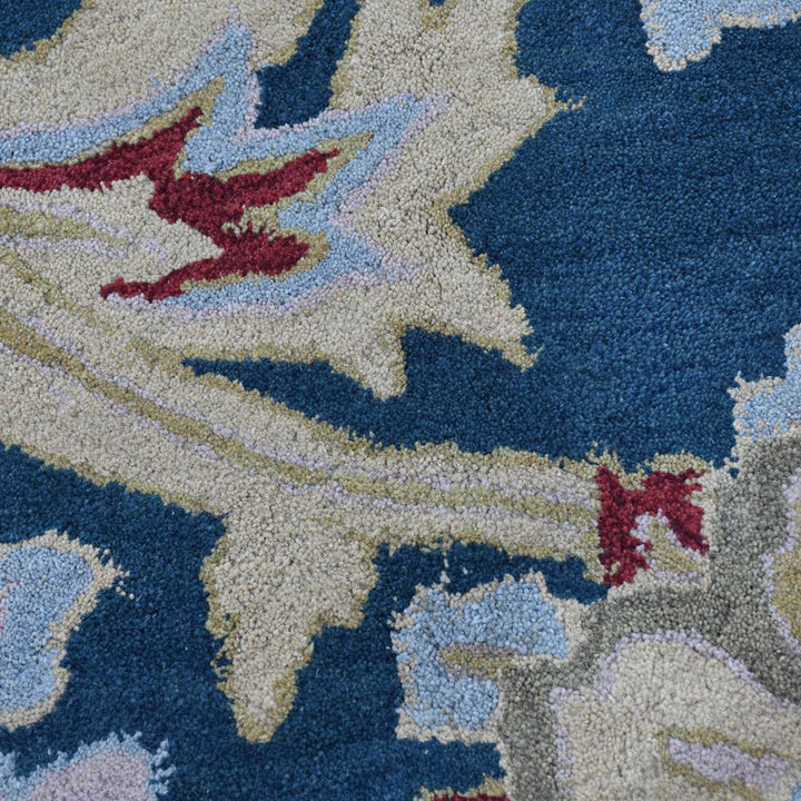 Hand Tufted Wool Floral Rug