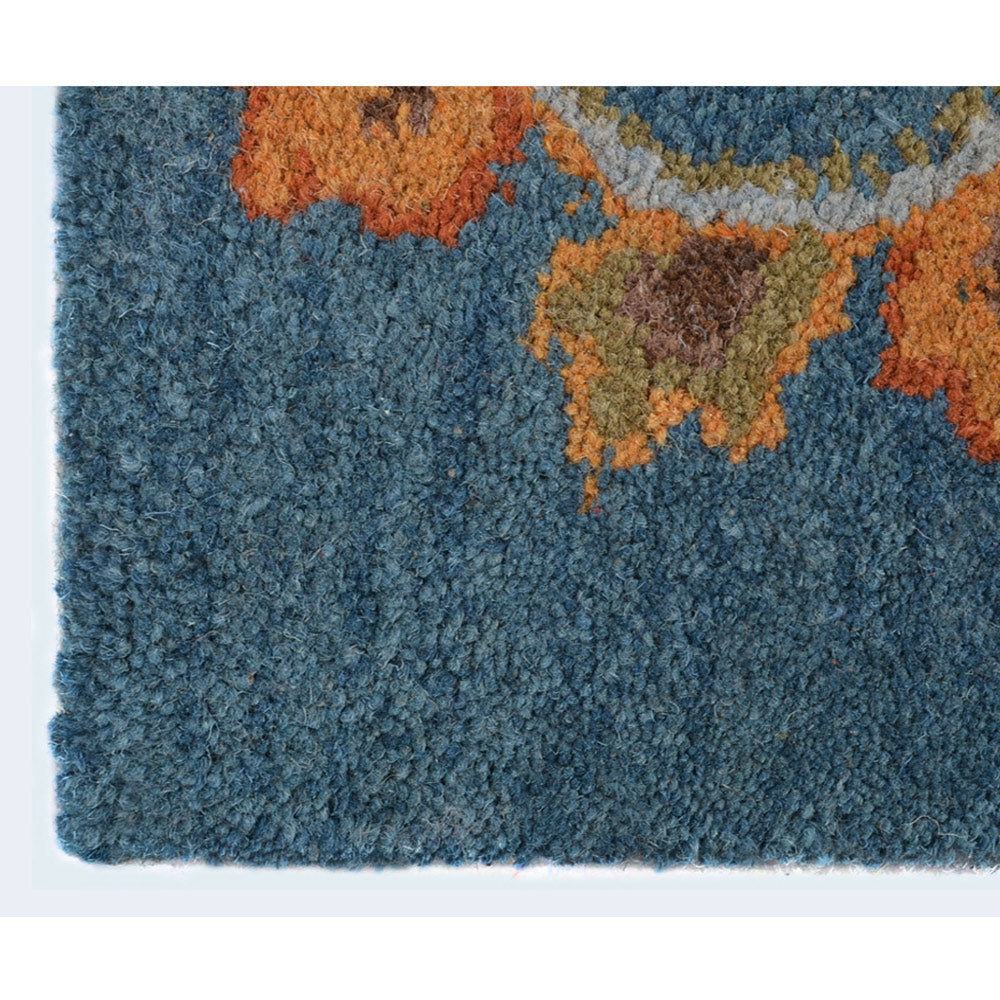 Hand Tufted Wool Floral Rug
