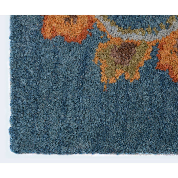 Hand Tufted Wool Floral Rug