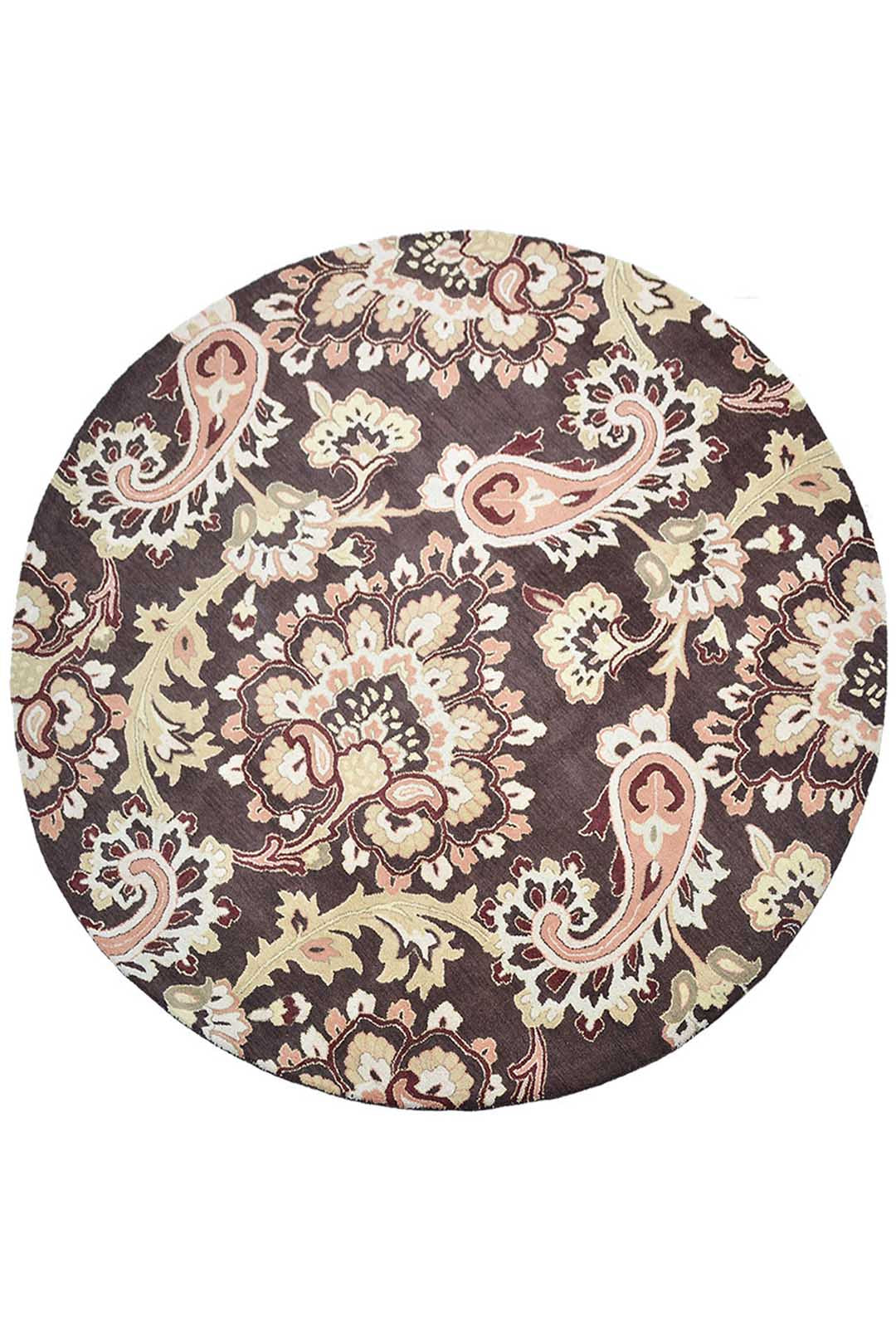 Hand Tufted Wool Floral Rug