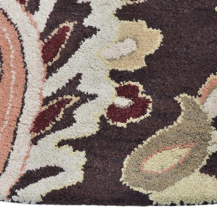 Hand Tufted Wool Floral Rug