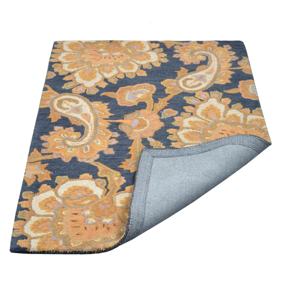 Hand Tufted Wool Floral Rug