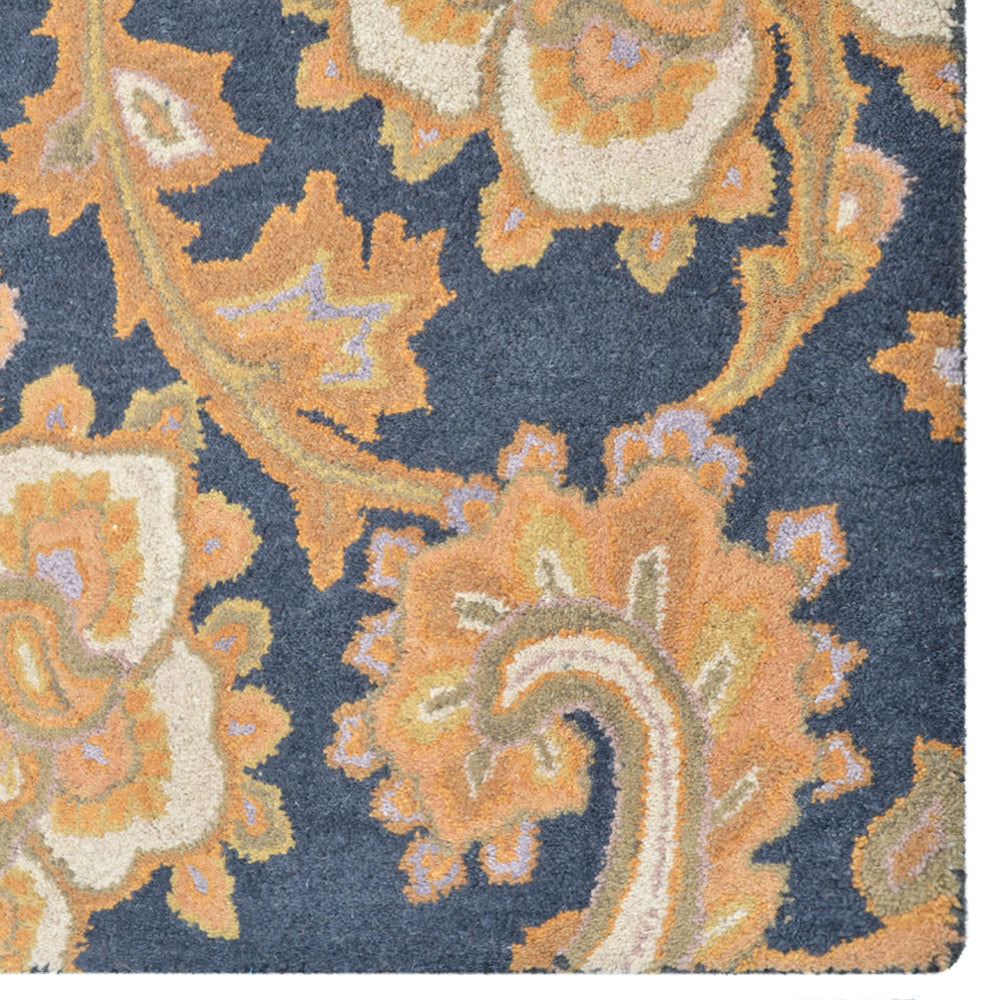 Hand Tufted Wool Floral Rug
