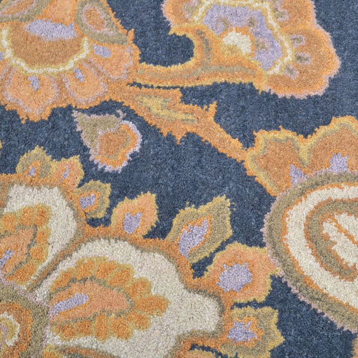 Hand Tufted Wool Floral Rug