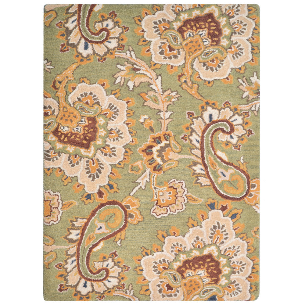 Hand Tufted Wool Floral Rug