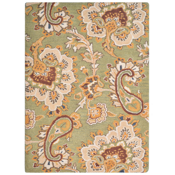 Hand Tufted Wool Floral Rug