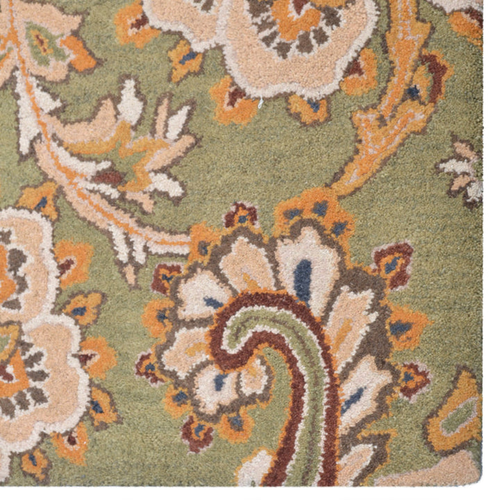 Hand Tufted Wool Floral Rug