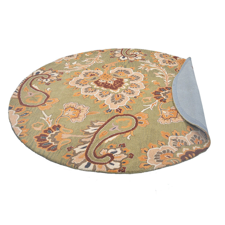 Hand Tufted Wool Floral Rug