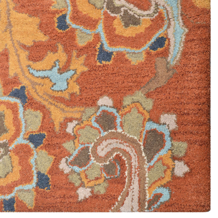 Hand Tufted Wool Floral Rug
