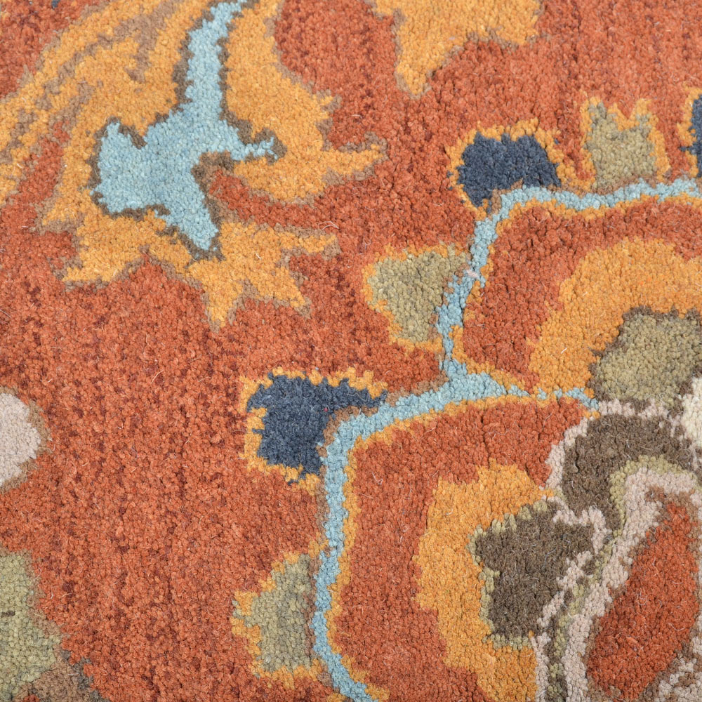 Hand Tufted Wool Floral Rug