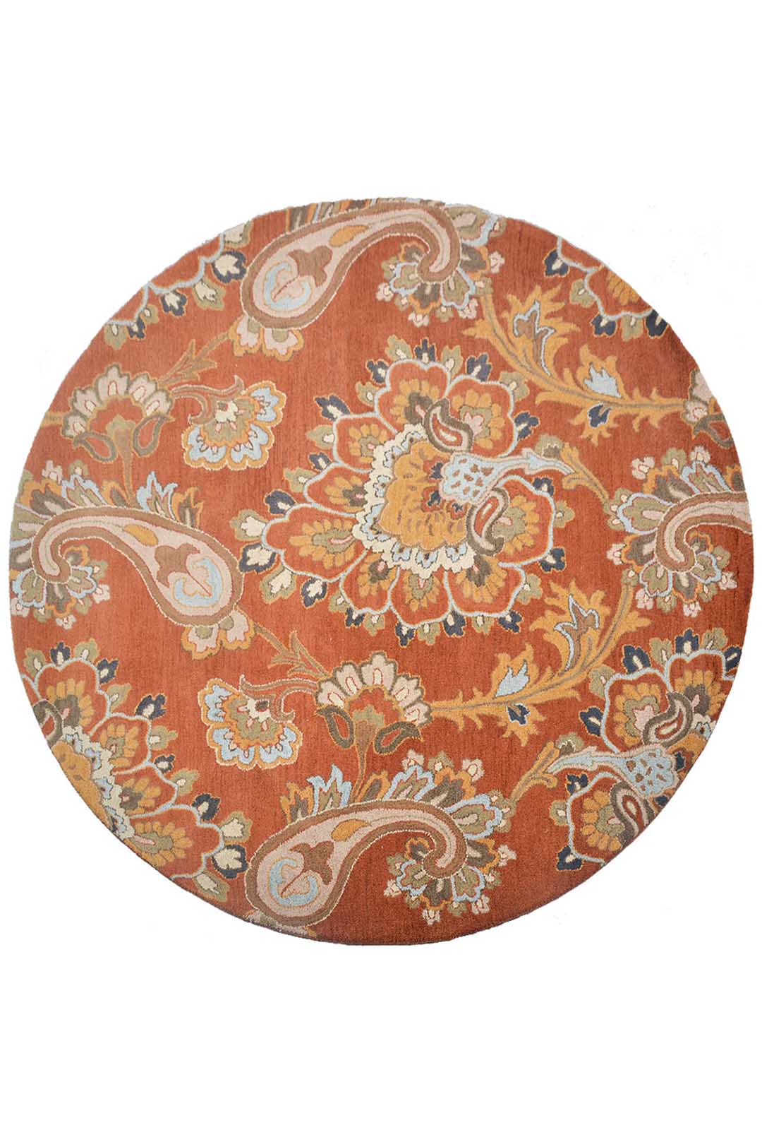 Hand Tufted Wool Floral Rug