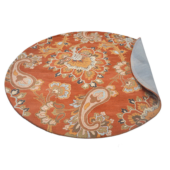 Hand Tufted Wool Floral Rug
