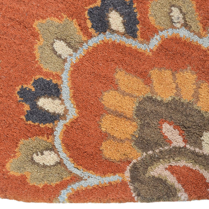 Hand Tufted Wool Floral Rug
