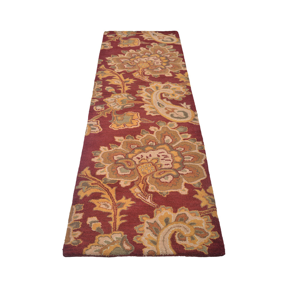 Hand Tufted Wool Floral Rug