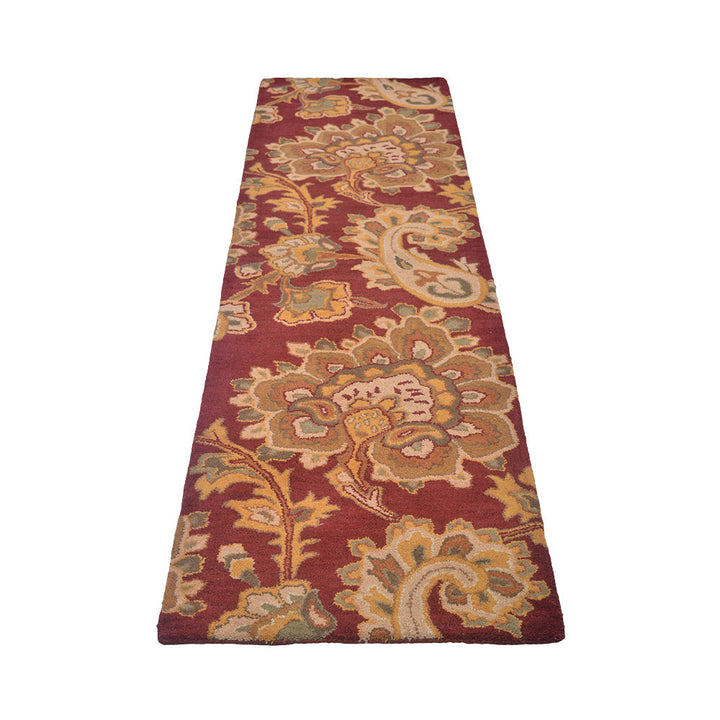 Hand Tufted Wool Floral Rug