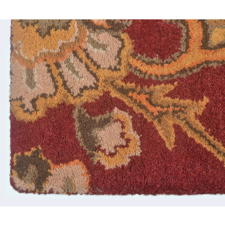 Hand Tufted Wool Floral Rug