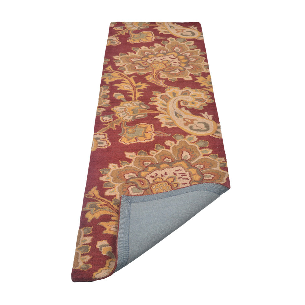 Hand Tufted Wool Floral Rug