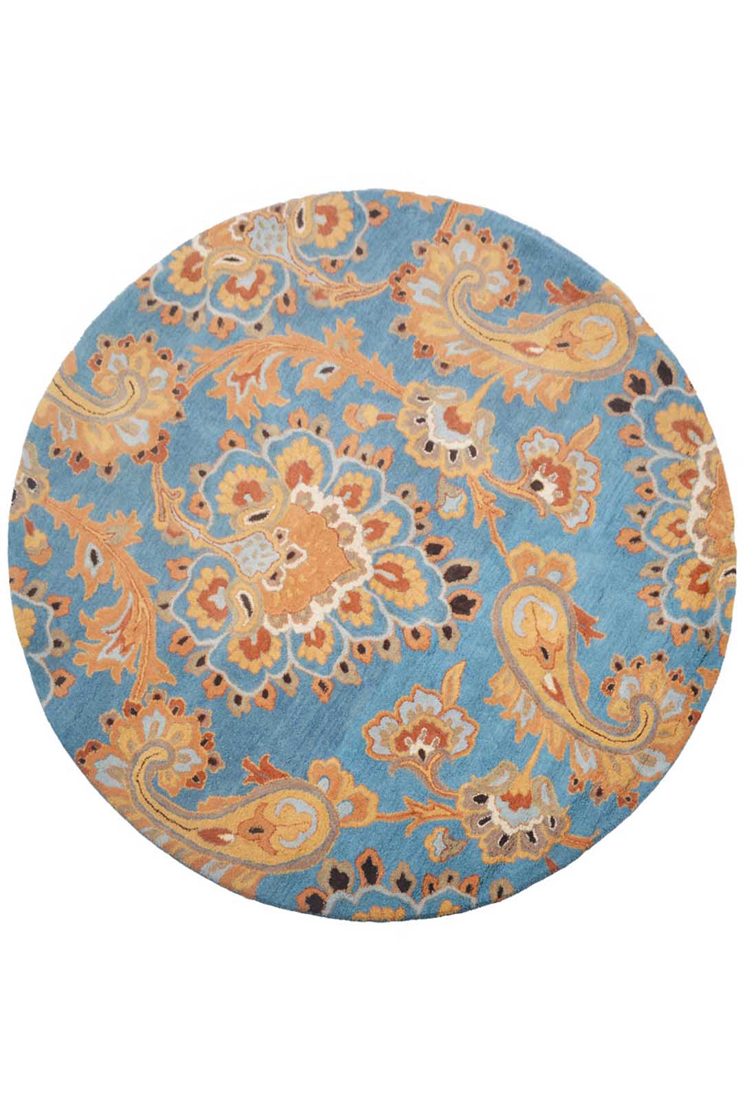 Hand Tufted Wool Floral Rug